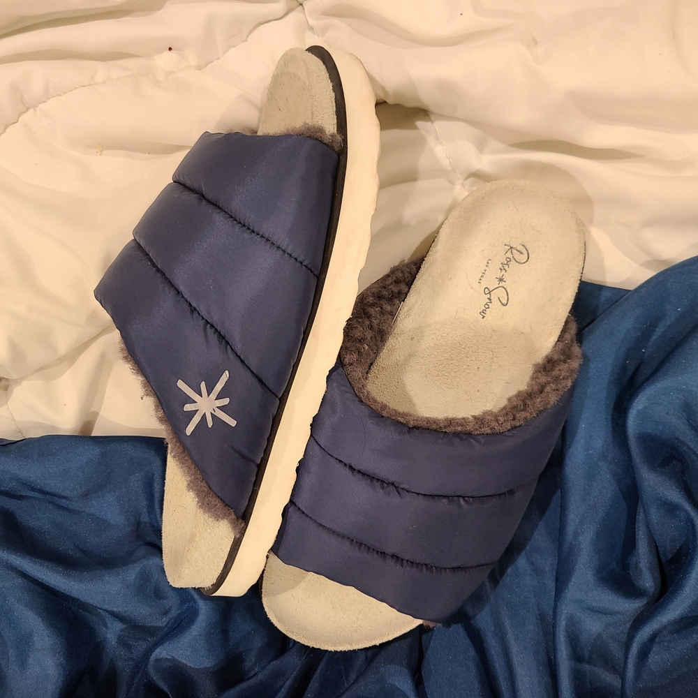 Cozy Blue Slippers for Women